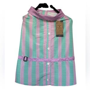 New Paw & Tail Striped Dog Shirt Size L